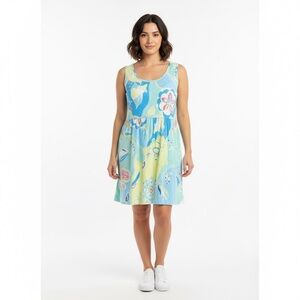 Cantoo NWOT Cotton Colorful Sleeveless Dress Summer